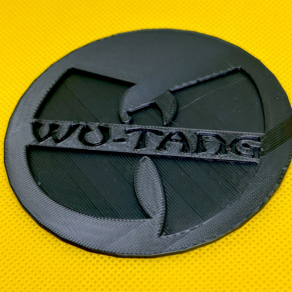 Wu Tang 3D printed drink coaster